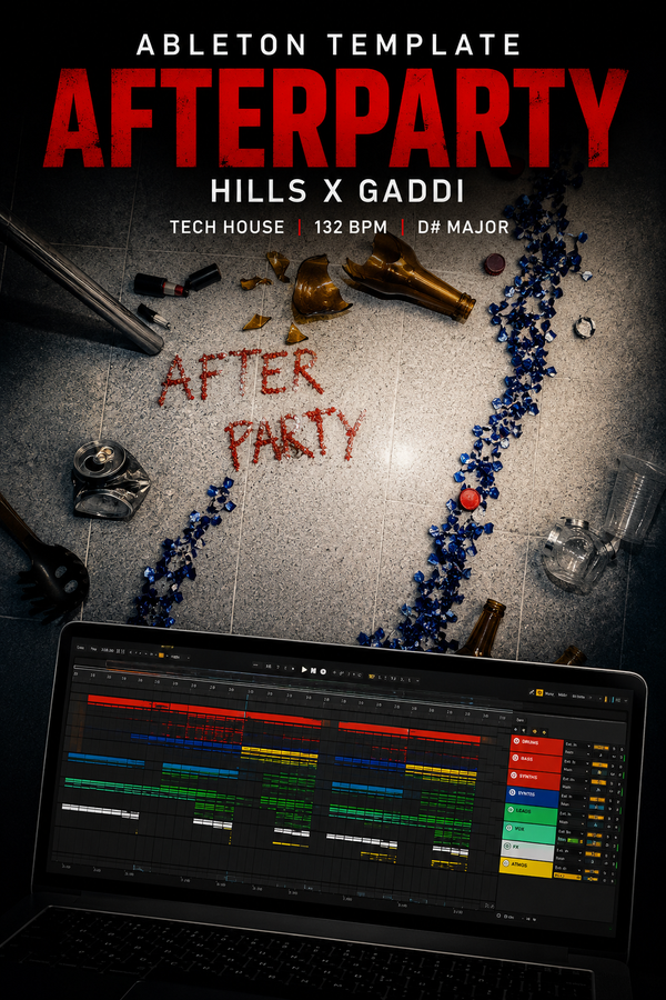 Afterparty – HILLS & Gaddi  Ableton Remake